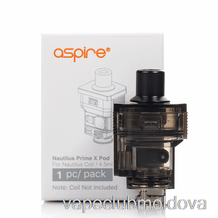 Kit Vape Pod Aspira Nautilus Prime X Capsule De Schimb 4,5 Ml N-pod (nautilus)